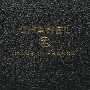 シャネル CHANEL マトラッセ ミニフラップ ブラック ラムスキン ショルダーバッグ シャンパンゴールド金具 黒 ココマーク ショルダー