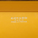 ゴヤール GOYARD ミノディエール トランクバッグ MINA08PMLTY50CL50P ホワイト レザー ゴヤールディンキャンバス クラムシーカウハイド ショルダーバッグ シルバー金具 白 杉綾模様