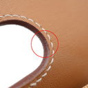エルメス HERMES ヴァルパライソ PM ゴールド トワルシェブロン スイフト ハンドバッグ シルバー金具 茶 ポーチ欠品