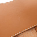 エルメス HERMES ヴァルパライソ PM ゴールド トワルシェブロン スイフト ハンドバッグ シルバー金具 茶 ポーチ欠品
