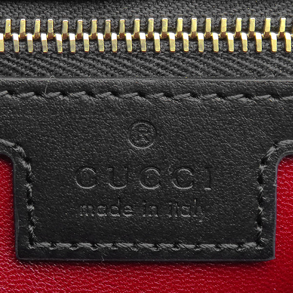 グッチ GUCCI GGマーモント 795228 ブラック レザー ショルダーバッグ