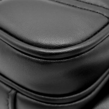 グッチ GUCCI GGマーモント 795228 ブラック レザー ショルダーバッグ シャンパンゴールド金具 チェーンショルダー 黒
