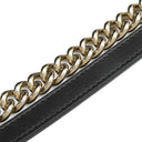グッチ GUCCI GGマーモント 795228 ブラック レザー ショルダーバッグ シャンパンゴールド金具 チェーンショルダー 黒