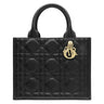 クリスチャン・ディオール Christian Dior ブック トート バッグ スモール ブラック カーフ 2WAYバッグ 肩掛け マクロカナージュ Book Tote