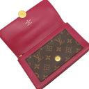ルイヴィトン LOUIS VUITTON ポルトフォイユ フロール チェーン M69578 フューシャ モノグラムキャンバス レザー 2WAYバッグ ゴールド金具 クラッチ ショルダー