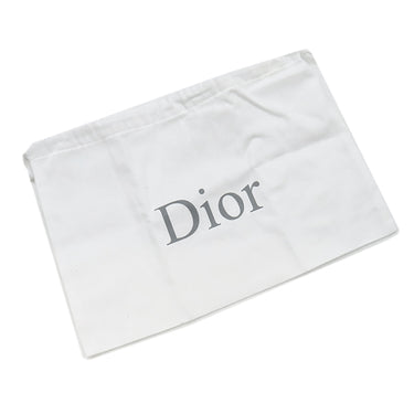 クリスチャン・ディオール Christian Dior ノマドポーチ ミディアム S5554OTZQ_M928 ネイビー系 コットン ラムスキン ジャガード クラッチバッグ ゴールド金具