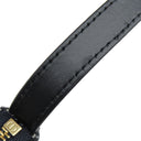 クリスチャン・ディオール Christian Dior ノマドポーチ ミディアム S5554OTZQ_M928 ネイビー系 コットン ラムスキン ジャガード クラッチバッグ ゴールド金具