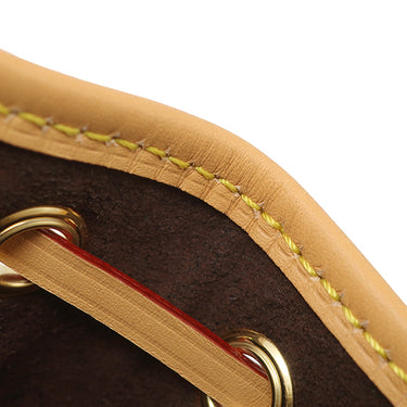 ルイヴィトン LOUIS VUITTON ナノ ノエ M81266 モノグラム モノグラムキャンバス 2WAYバッグ ゴールド金具 ショルダーバッグ ハンドバッグ 茶