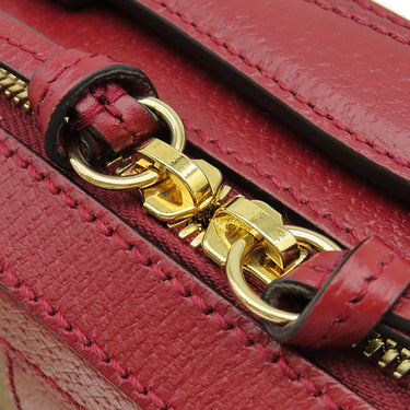 グッチ GUCCI GGマーモント ドラえもんコラボ 655596 ベージュ×エボニー×チェリーレッド GGスプリームキャンバス ショルダーバッグ ゴールド金具