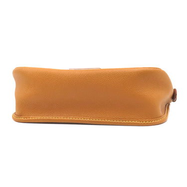 ルイヴィトン LOUIS VUITTON ビュシ M50118 ゴールドミエル エピレザー ショルダーバッグ シルバー金具 茶