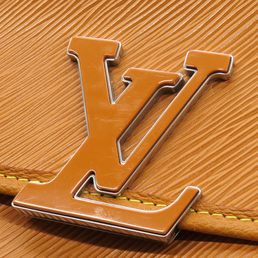 ルイヴィトン LOUIS VUITTON ビュシ M50118 ゴールドミエル エピレザー ショルダーバッグ シルバー金具 茶