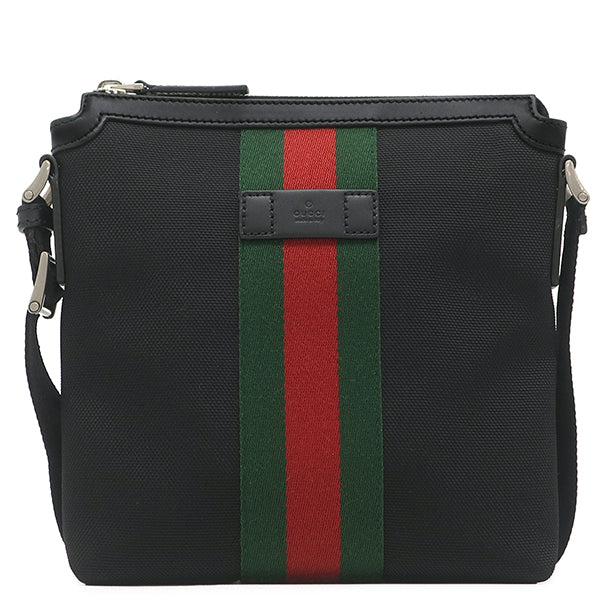 グッチ GUCCI シェリーライン 631195 ブラック キャンバス レザー