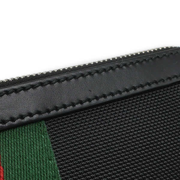 グッチ GUCCI シェリーライン 631195 ブラック キャンバス レザー