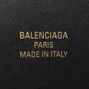 バレンシアガ BALENCIAGA デューティ フリー トート ミディアム ブラック レザー トートバッグ ゴールド金具 チェーン トート