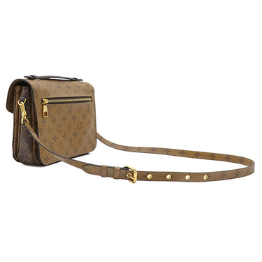 ルイヴィトン LOUIS VUITTON ポシェット メティス M44876 モノグラムリバース モノグラムキャンバス モノグラムリバースキャンバス 2WAYバッグ ゴールド金具 茶