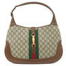 グッチ GUCCI ジャッキー 1961 636710 ベージュ×ブラウン GGスプリームキャンバス レザー ショルダーバッグ ゴールド金具 茶 ワンショルダー