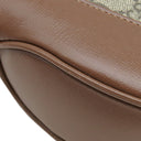 グッチ GUCCI ジャッキー 1961 636710 ベージュ×ブラウン GGスプリームキャンバス レザー ショルダーバッグ ゴールド金具 茶 ワンショルダー