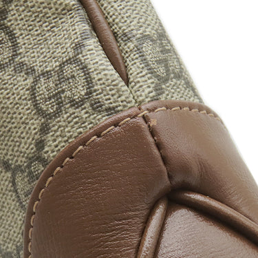 グッチ GUCCI ジャッキー 1961 636710 ベージュ×ブラウン GGスプリームキャンバス レザー ショルダーバッグ ゴールド金具 茶 ワンショルダー