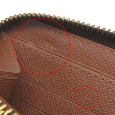 ルイヴィトン LOUIS VUITTON ジッピー ウォレット M42616 モノグラム モノグラムキャンバス 長財布 ゴールド金具 茶 ラウンドファスナー 旧型
