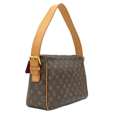 ルイヴィトン LOUIS VUITTON ヴィバシテ GM M51163 モノグラム モノグラムキャンバス ショルダーバッグ ゴールド金具 茶