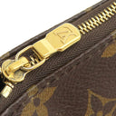 ルイヴィトン LOUIS VUITTON ミュルティ ポシェット アクセソワール M44813 カーキ モノグラムキャンバス ショルダーバッグ ゴールド金具 ポーチ
