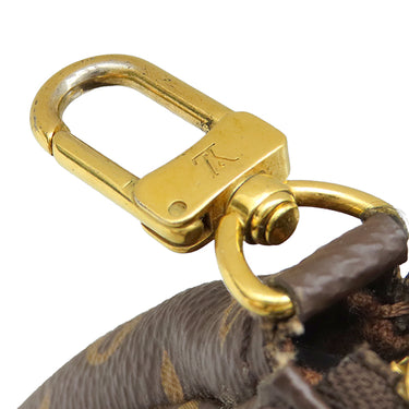 ルイヴィトン LOUIS VUITTON ミュルティ ポシェット アクセソワール M44813 カーキ モノグラムキャンバス ショルダーバッグ ゴールド金具 ポーチ