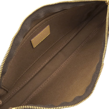 ルイヴィトン LOUIS VUITTON ミュルティ ポシェット アクセソワール M44813 カーキ モノグラムキャンバス ショルダーバッグ ゴールド金具 ポーチ