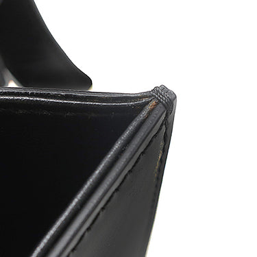 セリーヌ CELINE クラシック トリオンフ ブラック カーフ ショルダーバッグ ゴールド金具 黒
