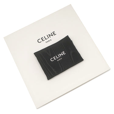 セリーヌ CELINE クラシック トリオンフ ブラック カーフ ショルダーバッグ ゴールド金具 黒