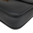 セリーヌ CELINE クラシック トリオンフ ブラック カーフ ショルダーバッグ ゴールド金具 黒
