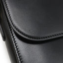セリーヌ CELINE クラシック トリオンフ ブラック カーフ ショルダーバッグ ゴールド金具 黒