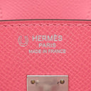 エルメス HERMES バーキン25 ローズアザレ ヴォーエプソン ハンドバッグ シルバー金具 ピンク PO品