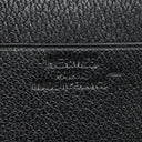 エルメス HERMES ジュラ ブラック リザード 二つ折り財布 ゴールド金具 黒