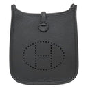 エルメス HERMES エヴリン TPM 16 アマゾン ブラック トリヨンクレマンス ショルダーバッグ シルバー金具 黒 コルダージュ 2024年製
