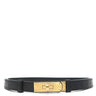 エルメス HERMES ケリー 18 ブラック アリゲーターマット ベルト ゴールド金具 ノワール 黒
