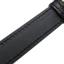 エルメス HERMES ケリー 18 ブラック アリゲーターマット ベルト ゴールド金具 ノワール 黒