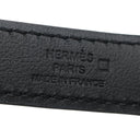 エルメス HERMES ケリー 18 ブラック アリゲーターマット ベルト ゴールド金具 ノワール 黒