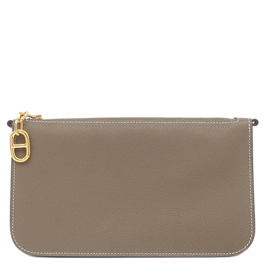 エルメス HERMES ジップアンゴー トゥゴー シェーヌダンクル エトゥープ エバーカラー 2WAYバッグ ゴールド金具 ショルダー 2025年製