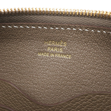 エルメス HERMES ジップアンゴー トゥゴー シェーヌダンクル エトゥープ エバーカラー 2WAYバッグ ゴールド金具 ショルダー 2025年製