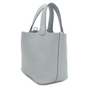 エルメス HERMES ピコタンロック PM 18 グリパンタン トリヨンクレマンス ハンドバッグ シルバー金具 新品 未使用 グレー 2025年製