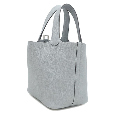 エルメス HERMES ピコタンロック PM 18 グリパンタン トリヨンクレマンス ハンドバッグ シルバー金具 新品 未使用 グレー 2025年製