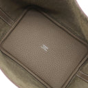 エルメス HERMES ピコタンロック 18 PM エトゥープ トリヨンクレマンス ハンドバッグ シルバー金具 グレージュ 2025年製