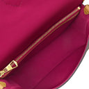 ルイヴィトン LOUIS VUITTON ディアヌ M46049 フューシャ モノグラムキャンバス 2WAYバッグ ゴールド金具 茶 ピンク ハンドバッグ ショルダー