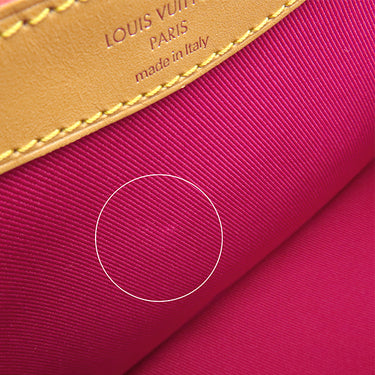 ルイヴィトン LOUIS VUITTON ディアヌ M46049 フューシャ モノグラムキャンバス 2WAYバッグ ゴールド金具 茶 ピンク ハンドバッグ ショルダー