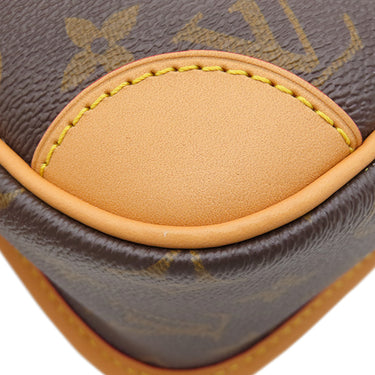 ルイヴィトン LOUIS VUITTON ディアヌ M46049 フューシャ モノグラムキャンバス 2WAYバッグ ゴールド金具 茶 ピンク ハンドバッグ ショルダー