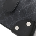グッチ GUCCI 626356 ブラック GGスプリームキャンバス レザー トートバッグ シルバー金具 PVCキャンバス