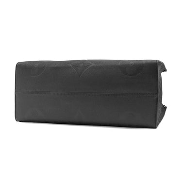 ルイヴィトン LOUIS VUITTON オンザゴー GM M44925 ブラック モノグラムアンプラント トートバッグ ゴールド金具 黒 肩掛け ショルダーバッグ