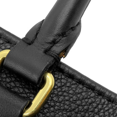 ルイヴィトン LOUIS VUITTON オンザゴー GM M44925 ブラック モノグラムアンプラント トートバッグ ゴールド金具 黒 肩掛け ショルダーバッグ