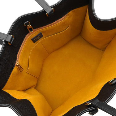 ルイヴィトン LOUIS VUITTON オンザゴー GM M44925 ブラック モノグラムアンプラント トートバッグ ゴールド金具 黒 肩掛け ショルダーバッグ