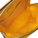 ルイヴィトン LOUIS VUITTON サンタモニカ N40178 サフラン ダミエキャンバス レザー ショルダーバッグ ゴールド金具 茶 黄 LVロゴ